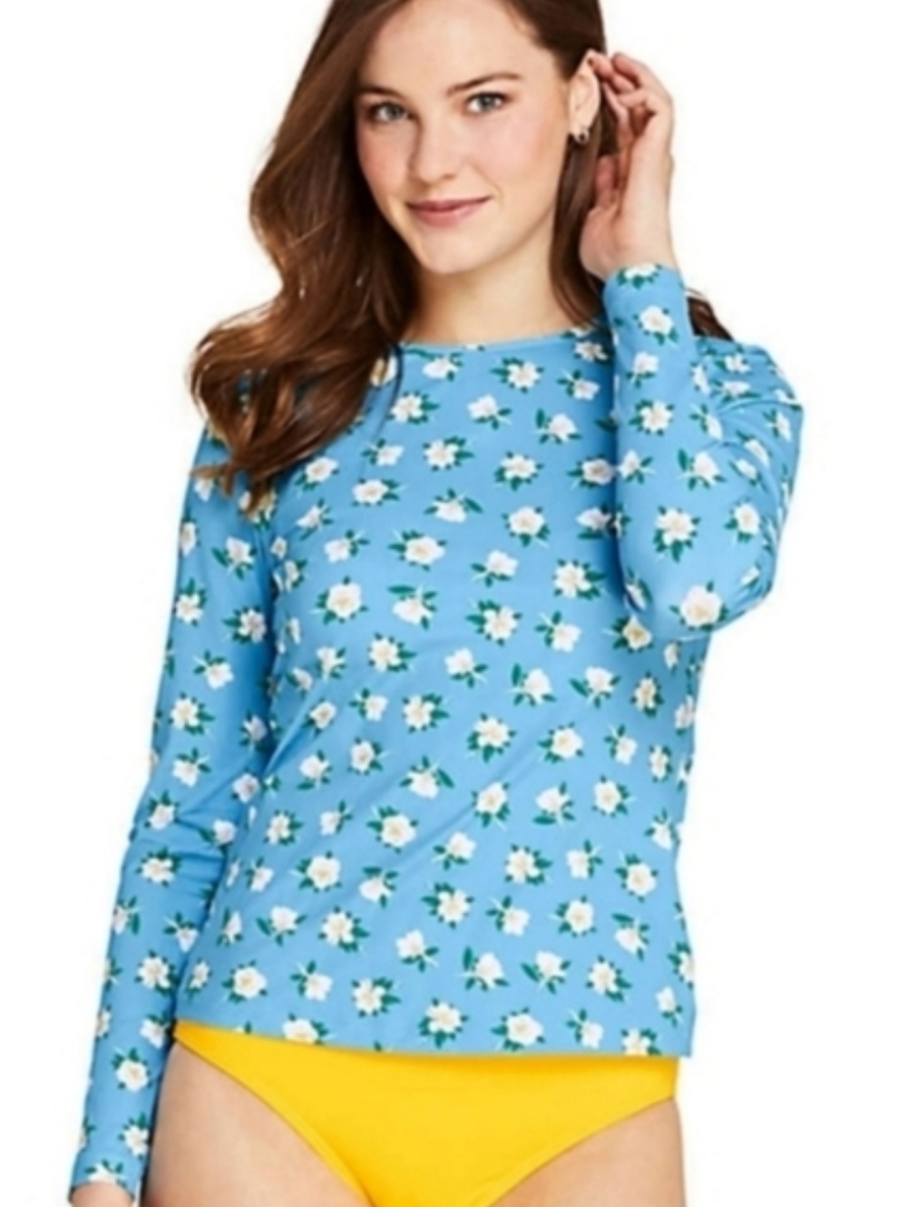 🆕️Magnolia Floral Print Rashguard top⛓️